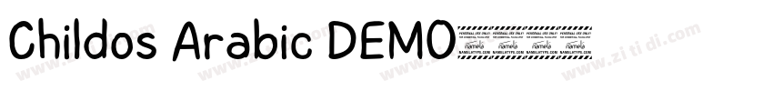 Childos Arabic DEMO字体转换